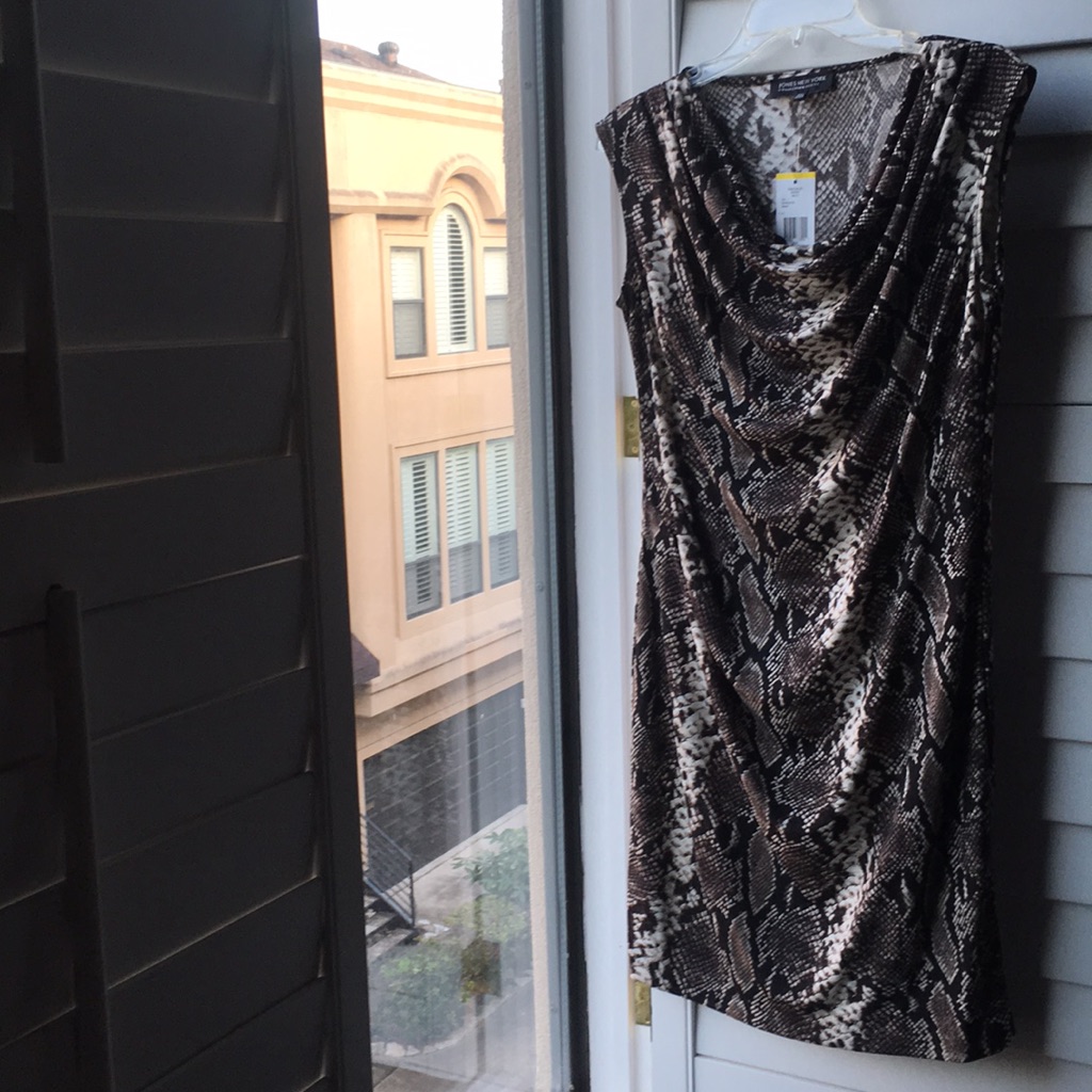 Jones New York Animal Print Dress With Tags
